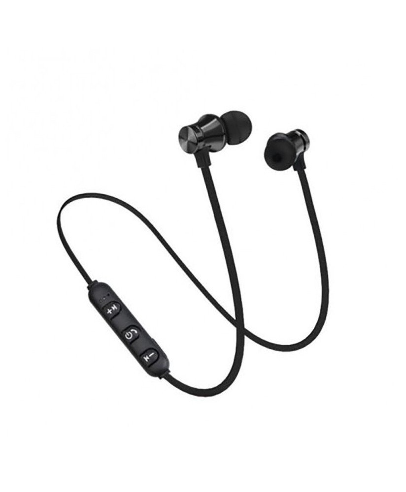 Fones Auriculares Bluetooth Magnéticos Curvos - Pretos