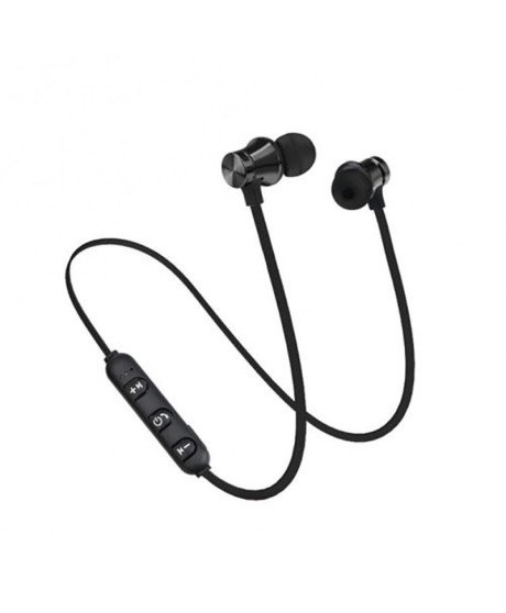 Fones Auriculares Bluetooth Magnéticos Curvos - Pretos