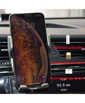 Suporte de Telemóvel com Carregamento Wireless e Sensor Automático