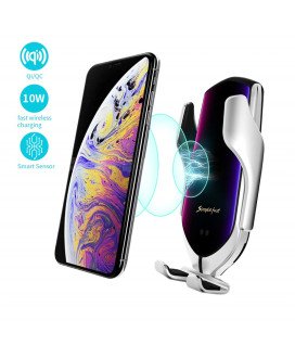 Suporte de Telemóvel com Carregamento Wireless e Sensor Automático