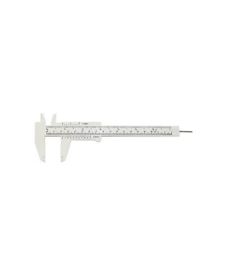 Peclise Paquímetro 15cm, Cinzento - Plástico