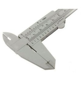 Peclise Paquímetro 15cm, Cinzento - Plástico