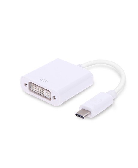 Cabo Adaptador Tipo-C para DVI – Branco - Goeik