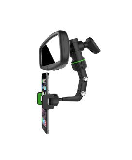 Suporte de Telemóvel 360º para Espelho Retrovisor de Carro – Preto