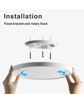 Foco de Superfície LED 6500K, 36W – Branco