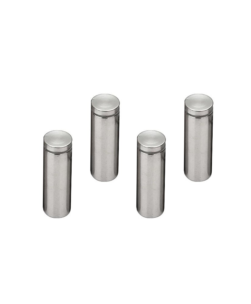 Parafusos de Fixação de Vidro 12*30mm, em Aço Inoxidável – 4 unidades