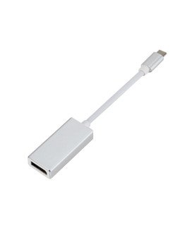 Cabo Adaptador Tipo-C para Displayport – Prateado – Goeik