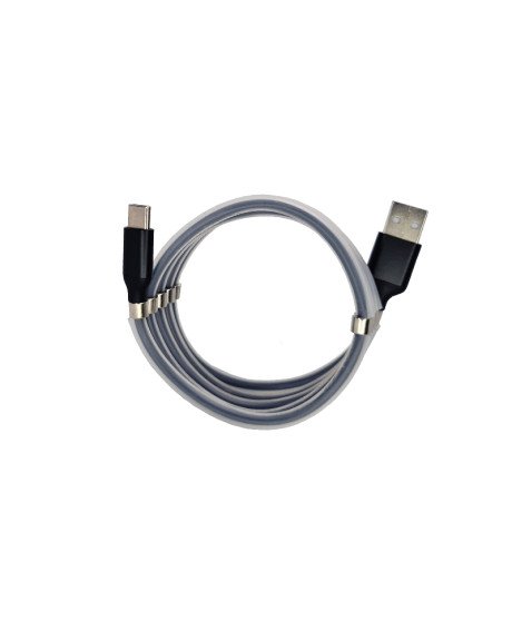 Cabo Magnético Retrátil USB para Tipo-C – Preto – Goeik