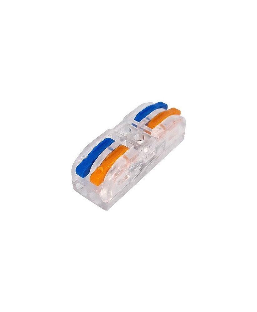 Conetor / Ligador Rápido SPL-2TM com 2 Entradas e 2 Saídas – Transparente – Goeik
