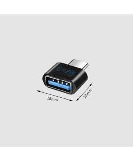 Mini Adaptador OTG Tipo-C para USB 3.0
