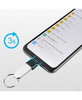 Mini Adaptador OTG Tipo-C para USB 3.0