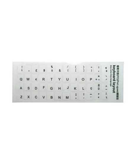 Kits de Teclas Autocolantes Transparente