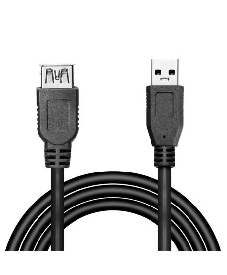 Cabo de Extensão - Extensor USB 2.0 - Preto