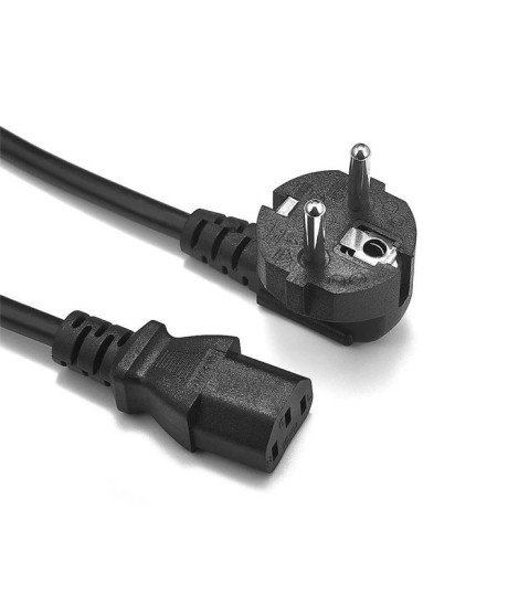 Cabo de Alimentação IEC C17 com Plug EU, de 1 e 2 metros