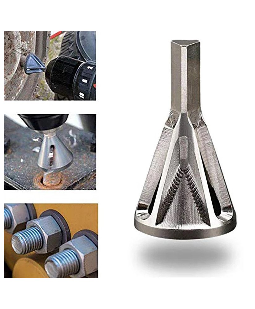 Ponta de Chanfragem Triangular para Berbequim