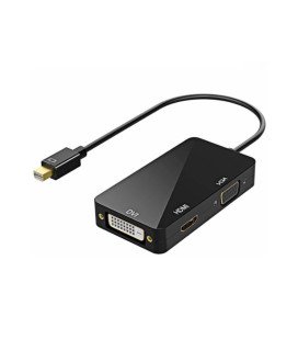 Cabo Adaptador Conversor Mini DisplayPort para HDMI, DVI e VGA
