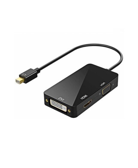 Cabo Adaptador Conversor Mini DisplayPort para HDMI, DVI e VGA