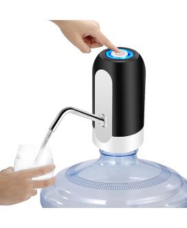 Dispensador de Água Automático Recarregável - Preto