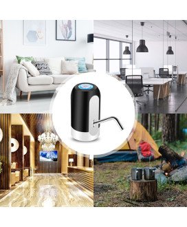 Dispensador de Água Automático Recarregável - Preto