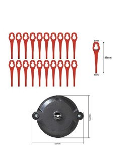 Lâminas em Plástico para Aparador Parkside PRTA 20-LiA1 - Pack de 20 unidades