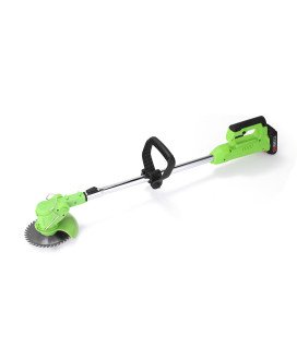 Aparador Corta-relva Elétrico, com 2 Baterias, 7 Ferramentas de Corte e Carregador