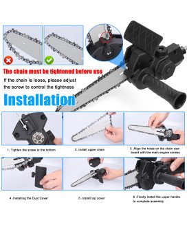 Adaptador tipo Motosserra para Berbequim