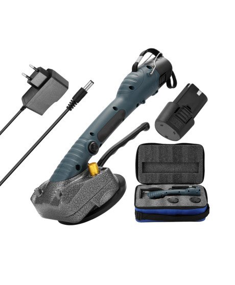 Máquina Vibratória para Assentar Azulejos, com Ventosa e Duas Baterias