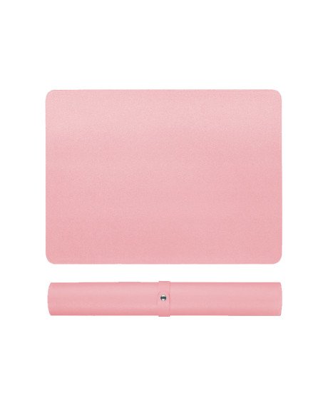 Tapete de Secretária 80x40cm para Teclado e Rato, com Base Antiderrapante – Rosa