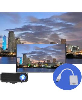 Cabo Adaptador Conversor Gráfico USB 3.0 para HDMI 1080P – Preto