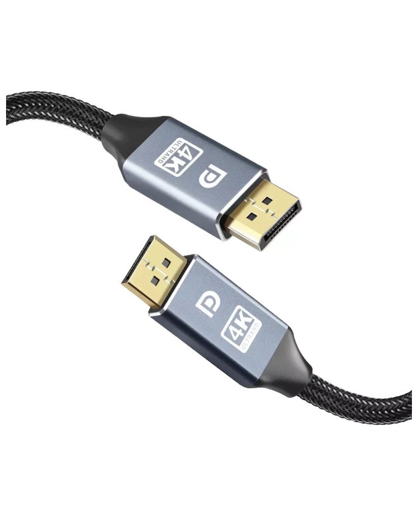 Cabo DisplayPort para DisplayPort 4K, em Nylon, de 5 metros