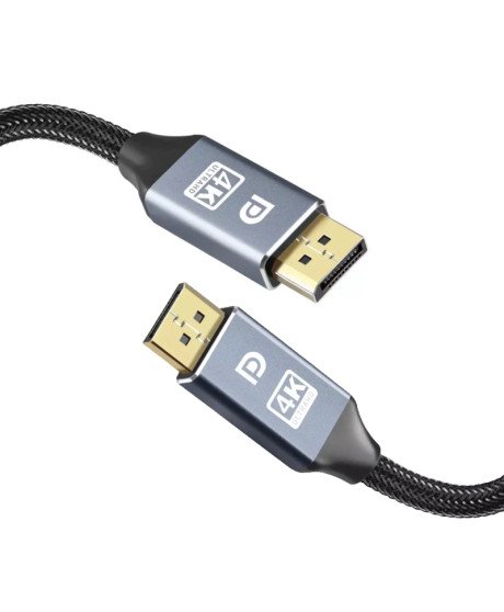 Cabo DisplayPort para DisplayPort 4K, em Nylon, de 5 metros