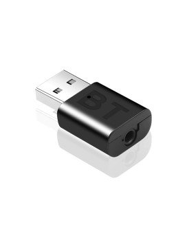 Recetor de Áudio Bluetooth, com Ligação Jack 3.5mm, para Carro ou Portátil