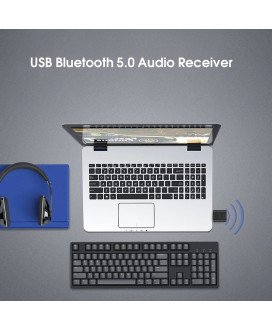 Recetor de Áudio Bluetooth, com Ligação Jack 3.5mm, para Carro ou Portátil