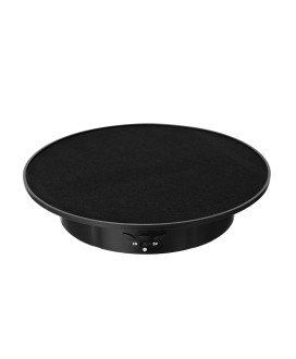 Expositor com Base Giratória / Rotativa de 200mm, de 3 Velocidades, para Fotografia e Vídeo 3D - Preto