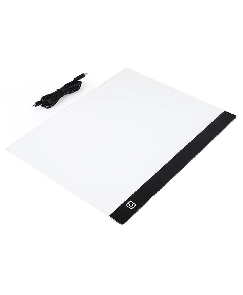 Mesa Ultrafina de Desenho ou de Cópia 36*28cm, com Placa de Luz Led com Três Níveis de Intensidade de Luz