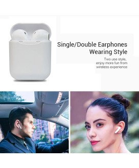 Fones Auriculares Bluetooth i11-TWS, com Caixa Powerbank - Branco