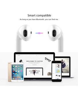 Fones Auriculares Bluetooth i11-TWS, com Caixa Powerbank - Branco