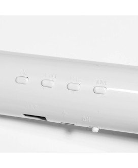 Coluna Portátil Bluetooth com Porta USB, Cartão SD e com Suporte para Telemóvel – Branco