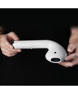 Coluna Portátil Bluetooth com Porta USB, Cartão SD e com Suporte para Telemóvel – Branco