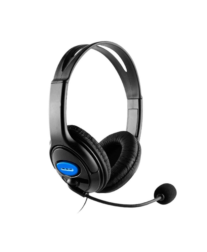 Headset para Gaming com Microfone e Cancelamento de Ruído – Preto e Azul