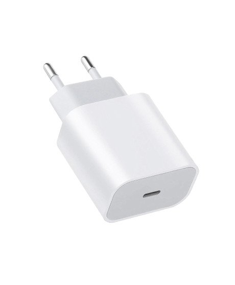 Carregador Tipo-C, com PD, de 20W – Branco