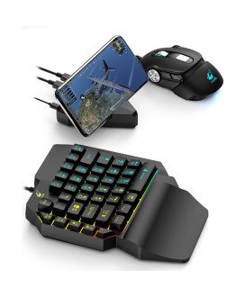 Teclado Mecânico Gaming, de uma Mão, com Conexão USB – Preto – Ziyou Lang By Goeik