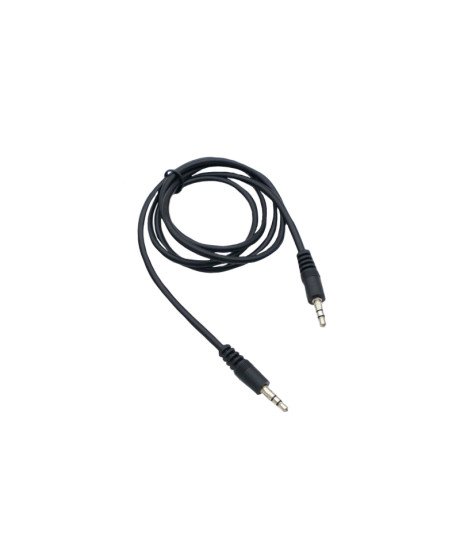 Cabo de Áudio Jack 3.5mm de 1 metro – Preto