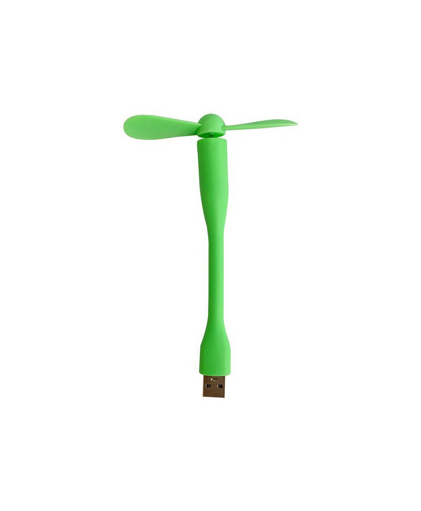 Mini Ventoinha USB Portátil, Flexível e Silenciosa para Computador Verde