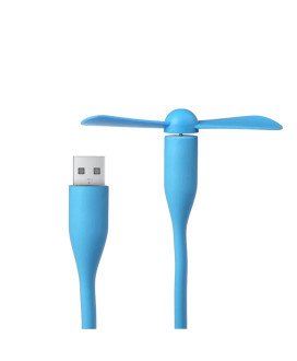 Mini Ventoinha USB Portátil, Flexível e Silenciosa para Computador Verde