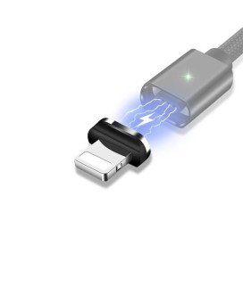 Ponta Magnética Lightning para Cabo USB Magnético