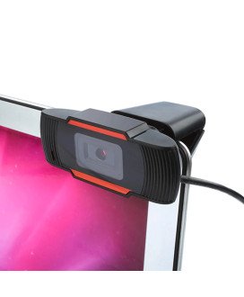 Webcam 480p/720p/1080p, com Microfone, Câmera HD e Clipe de Suporte – USB