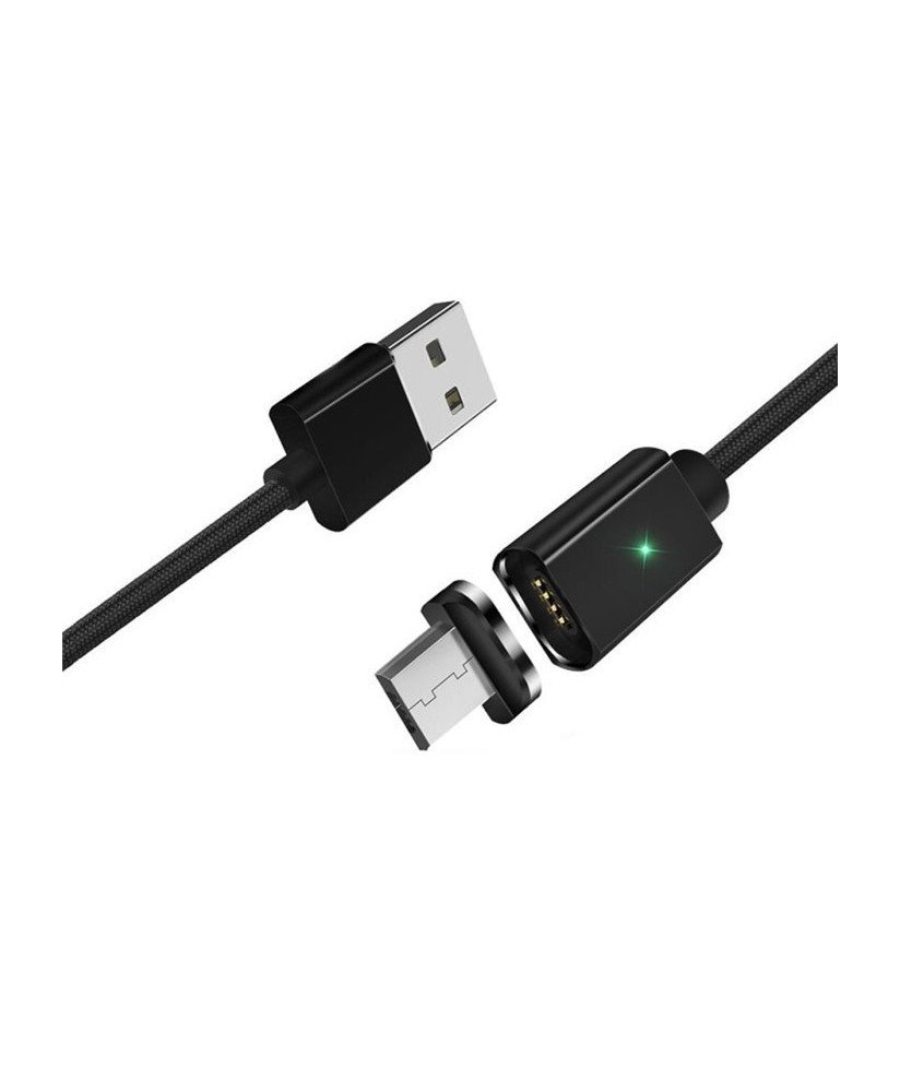 Cabo USB Magnético + Ponta Magnética Micro USB
