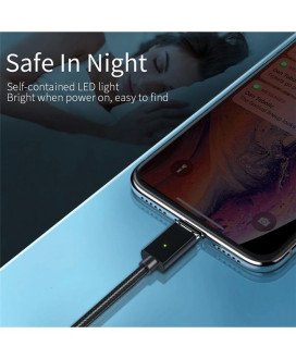 Cabo USB Magnético + Ponta Magnética Micro USB