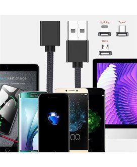 Ponta Magnética Tipo-C Para Cabo USB Magnético